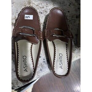 New Women’s Ashro Brown Rush Hour Slip On Shoes Slides Size 9 #185